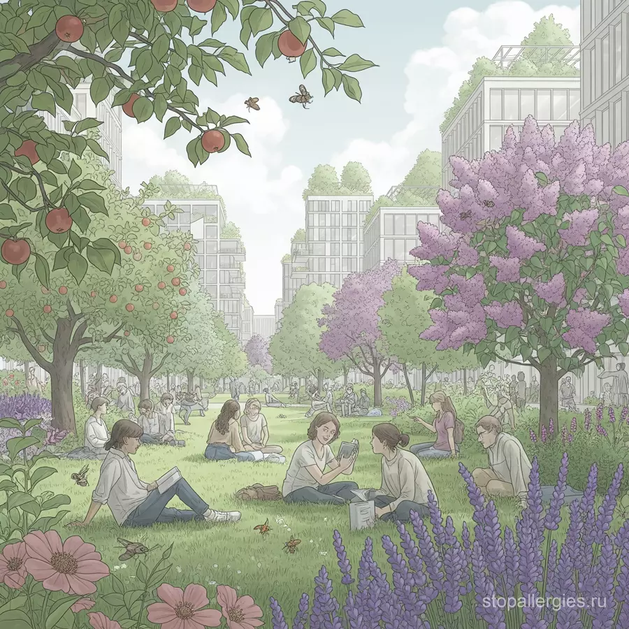 Городское озеленение и аллергия на пыльцу: как совместить экологию и здоровье