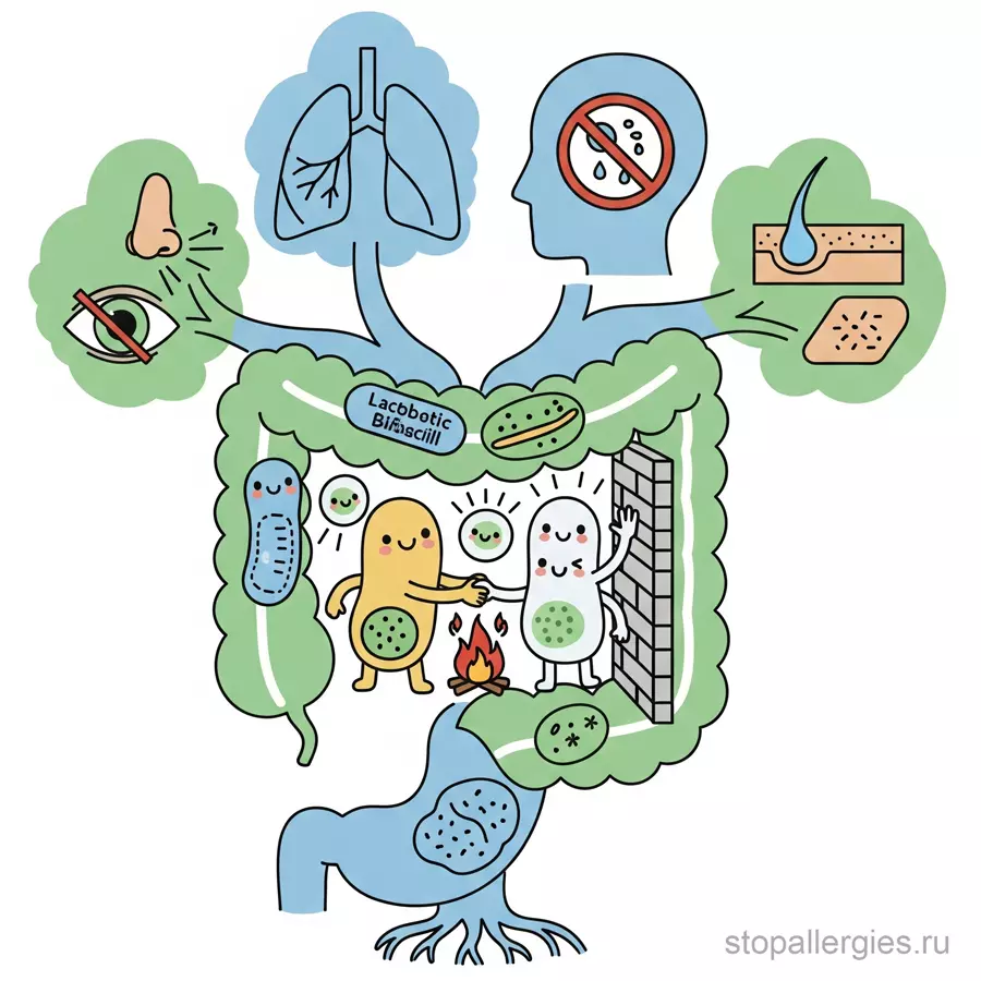 Пробиотики против аллергии: как бактерии помогают усмирить иммунитет